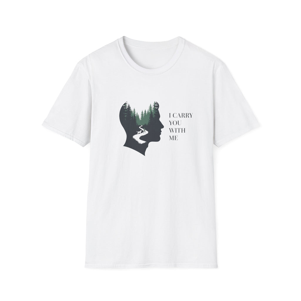 I Carry You With Me nature silhouette T-Shirt