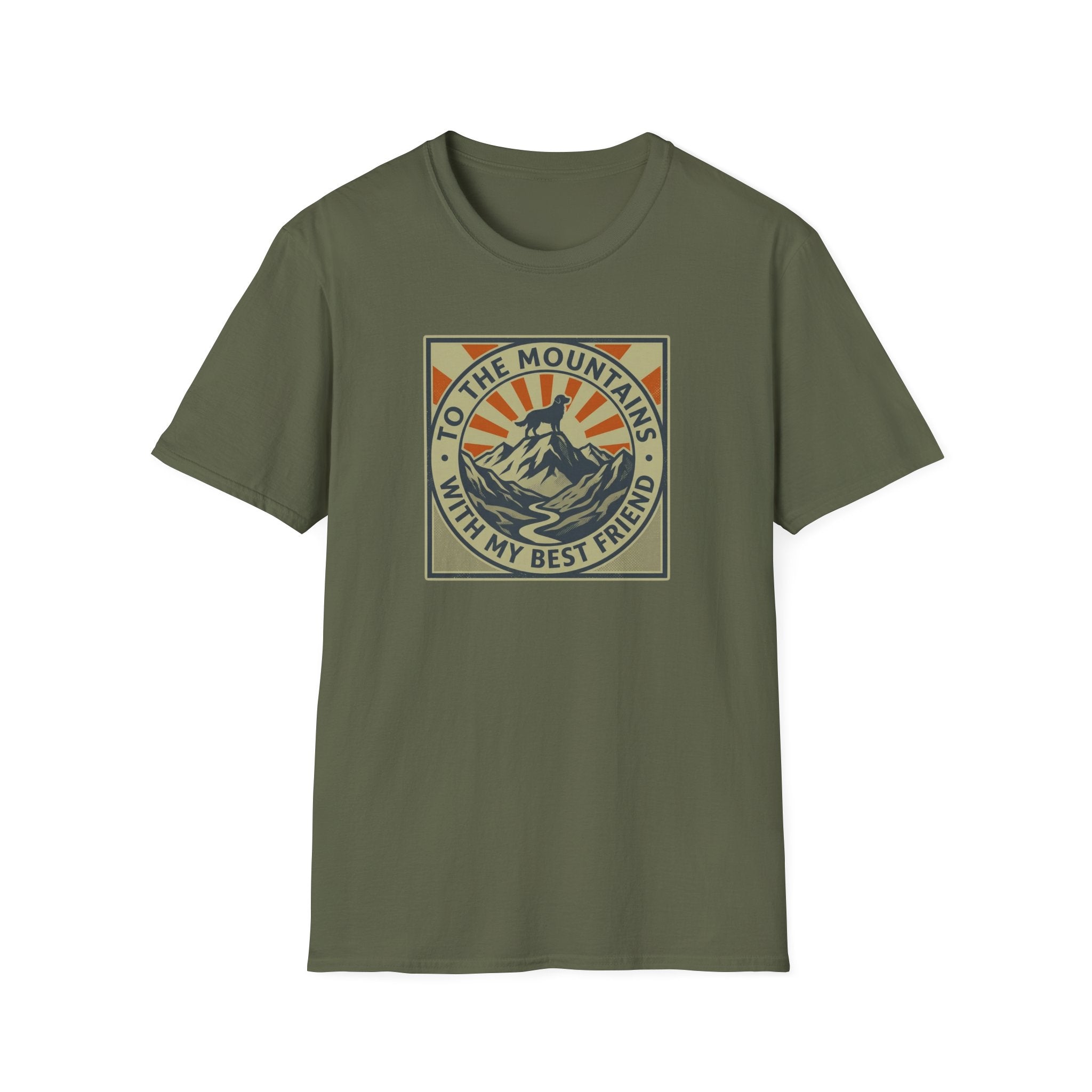 To The Mountains With My Best Friend  T-shirt