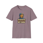 Introverted But Will Talk About My Dog T-shirt