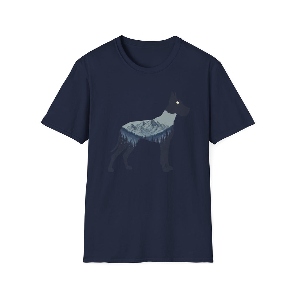 Great Dane Mountain Silhouette T-Shirts