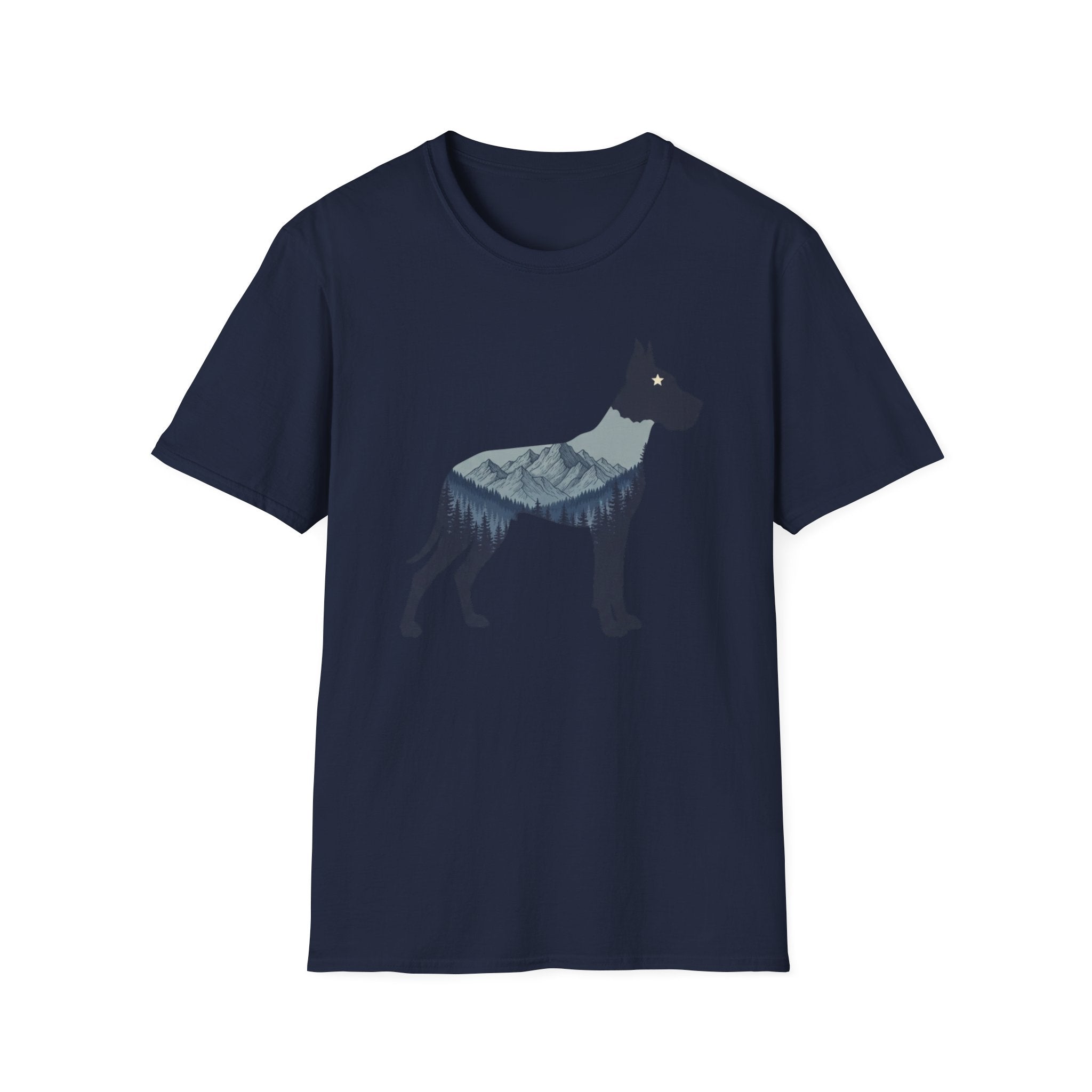 Great Dane Mountain Silhouette T-Shirts