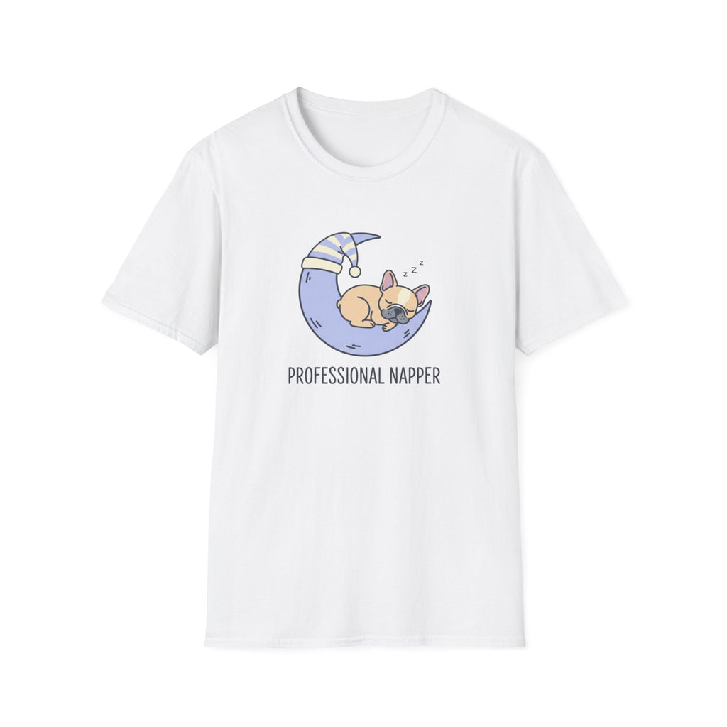 Professional Napper Cat sleeping on moon T-Shirt