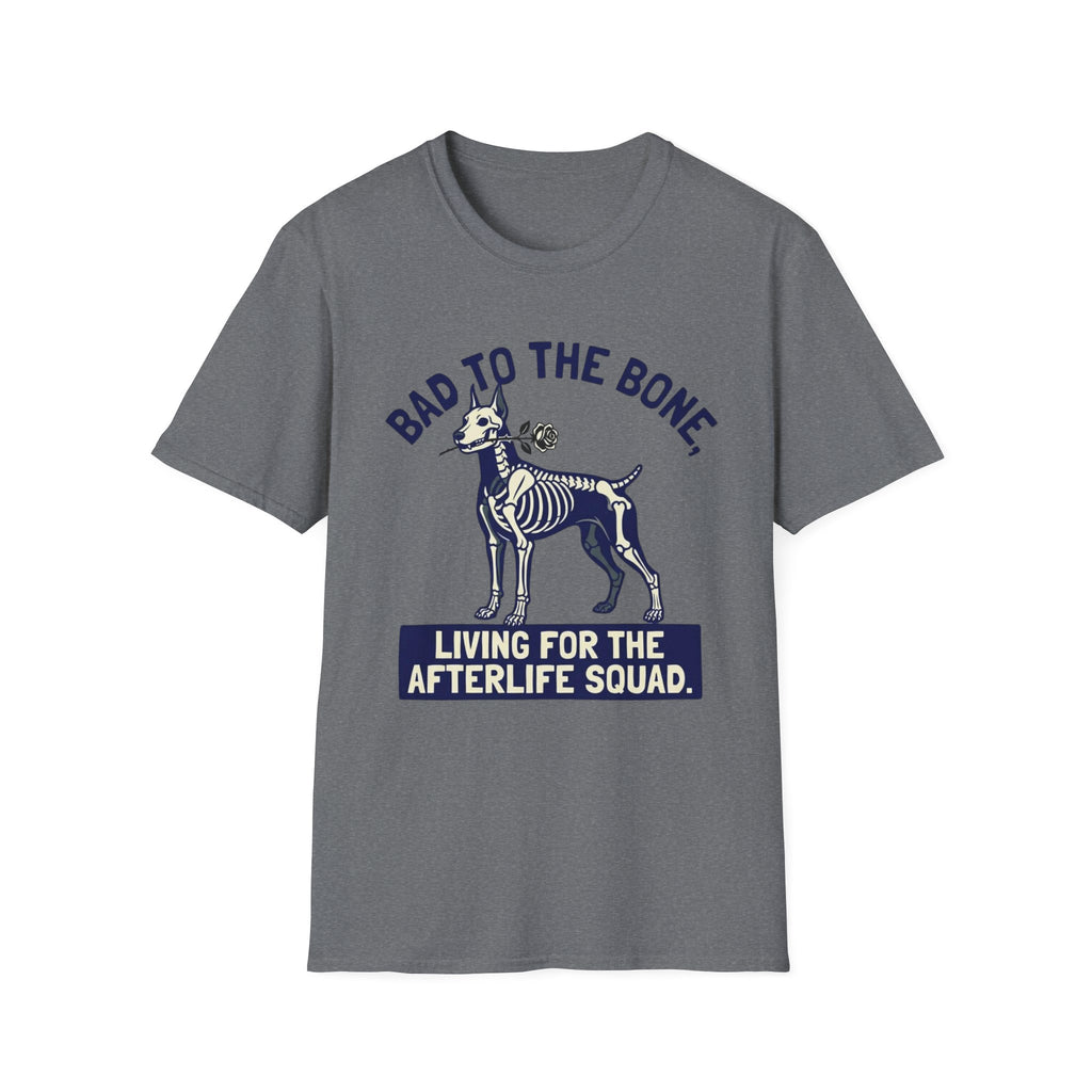Bad to the Bone Skeleton Dog T-Shirts