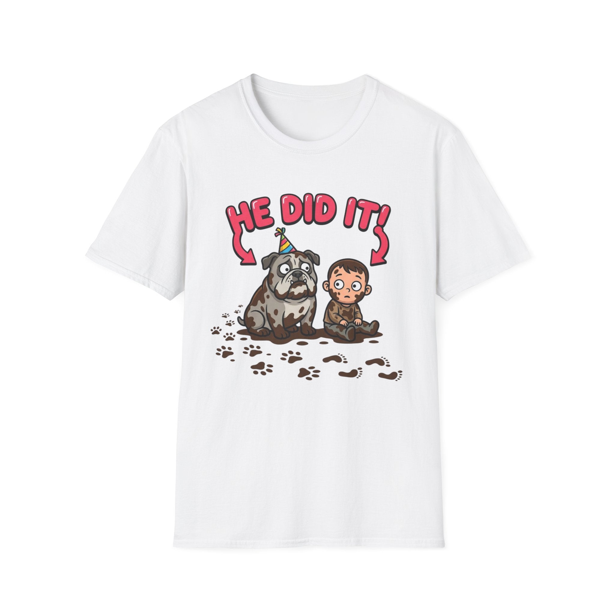 He Did It! Dog Blame T-shirt