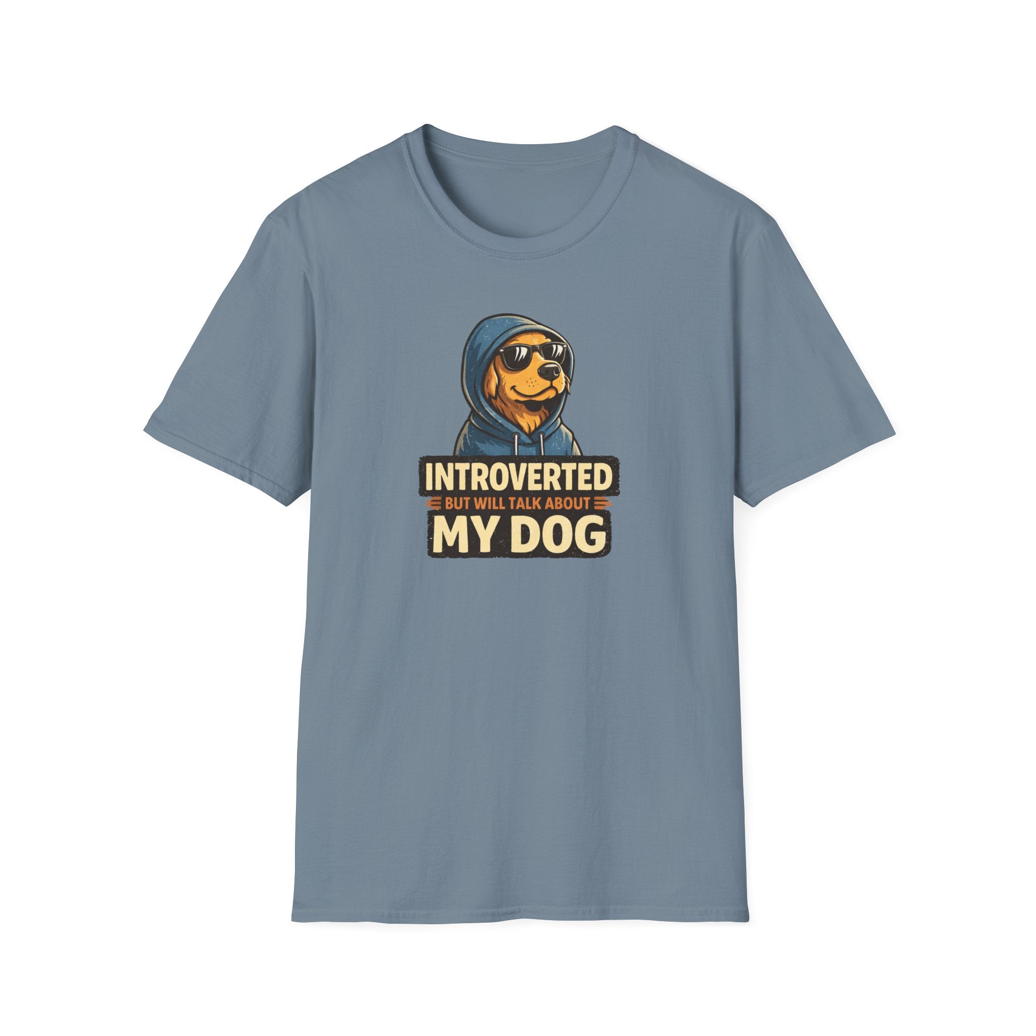 Introverted But Will Talk About My Dog T-shirt