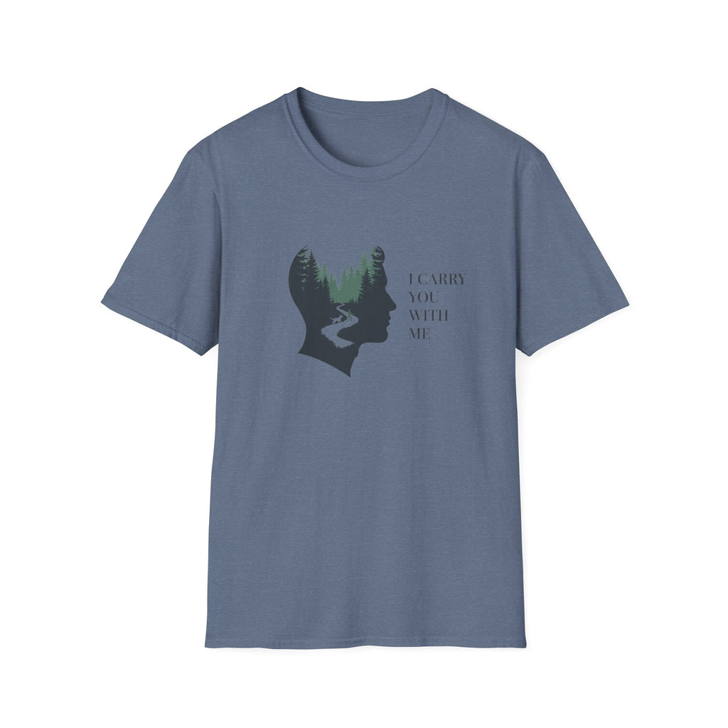 I Carry You With Me nature silhouette T-Shirt