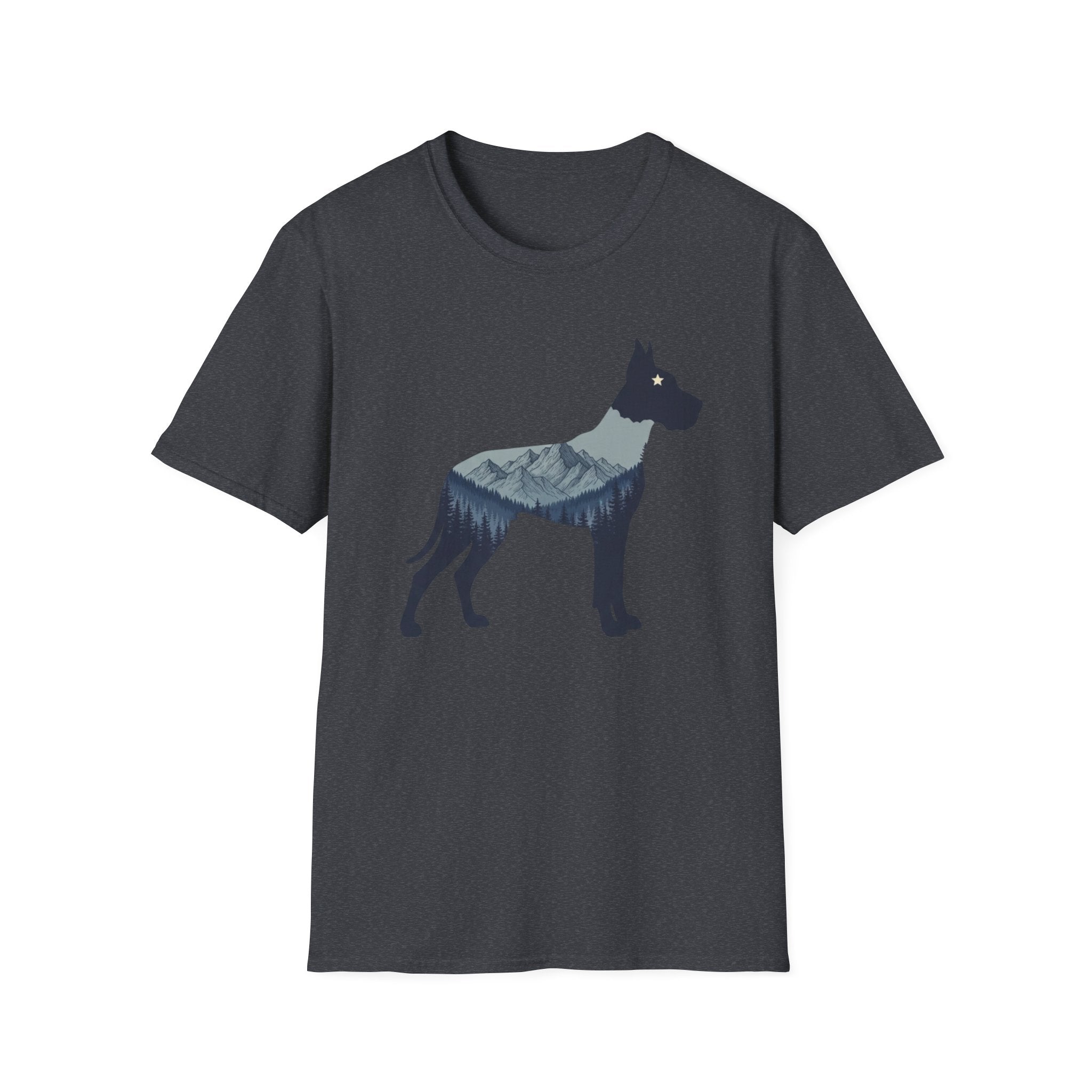 Great Dane Mountain Silhouette T-Shirts