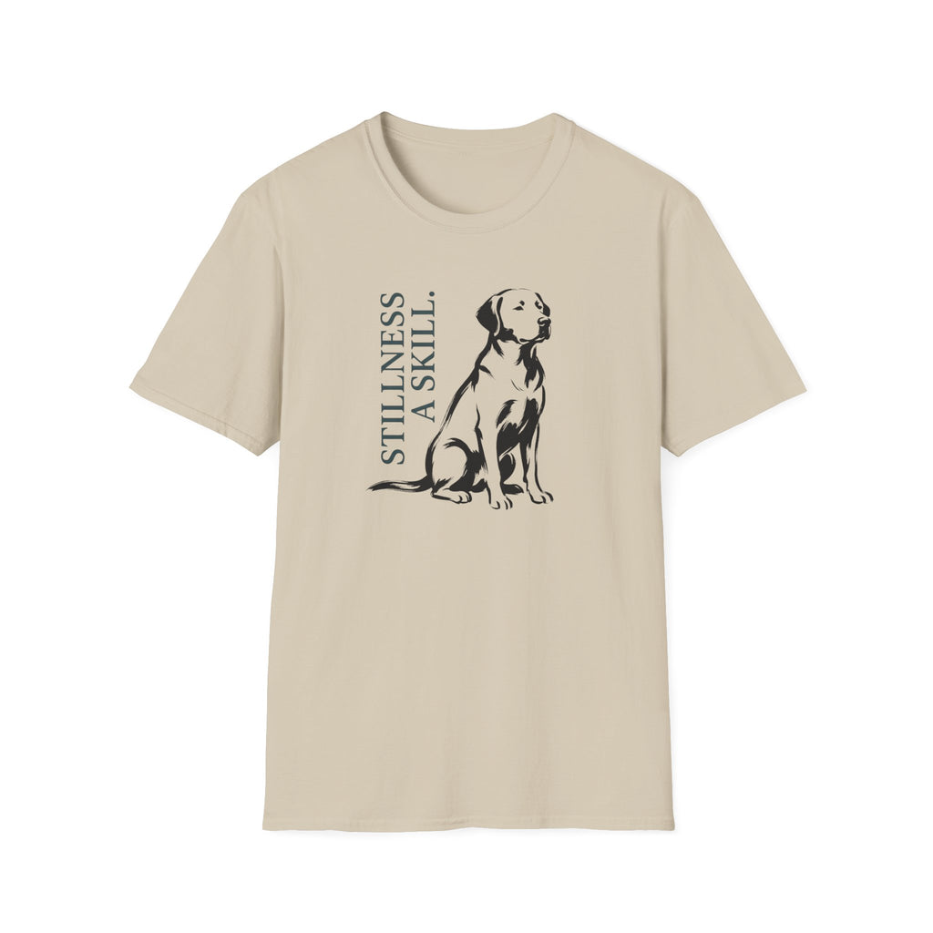 Stillness Is A Skill Dog T-shirt