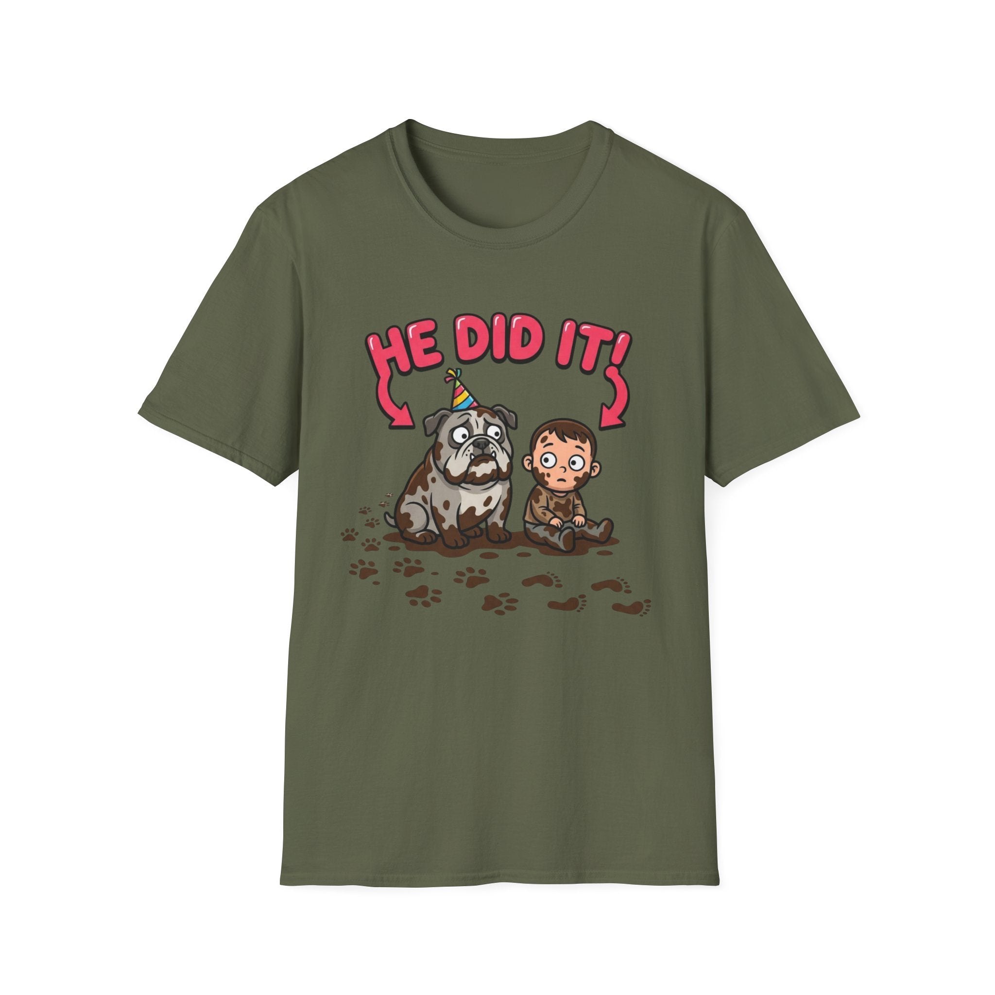 He Did It! Dog Blame T-shirt