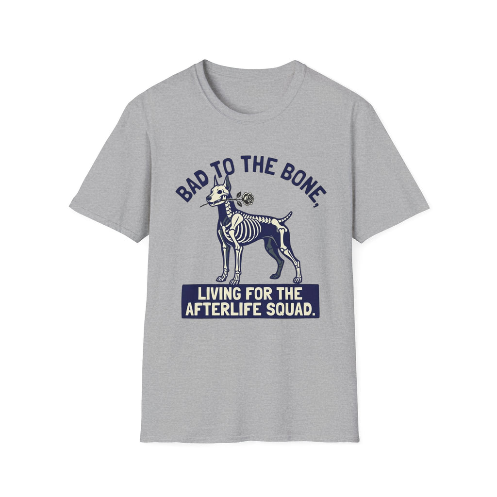 Bad to the Bone Skeleton Dog T-Shirts