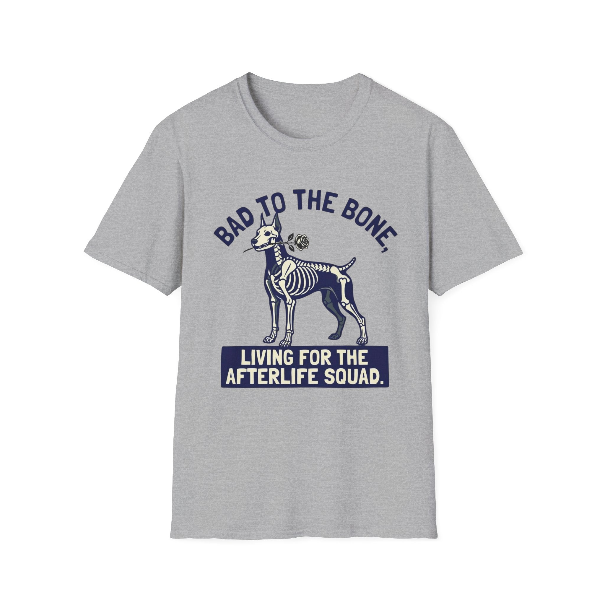 Bad to the Bone Skeleton Dog T-Shirts