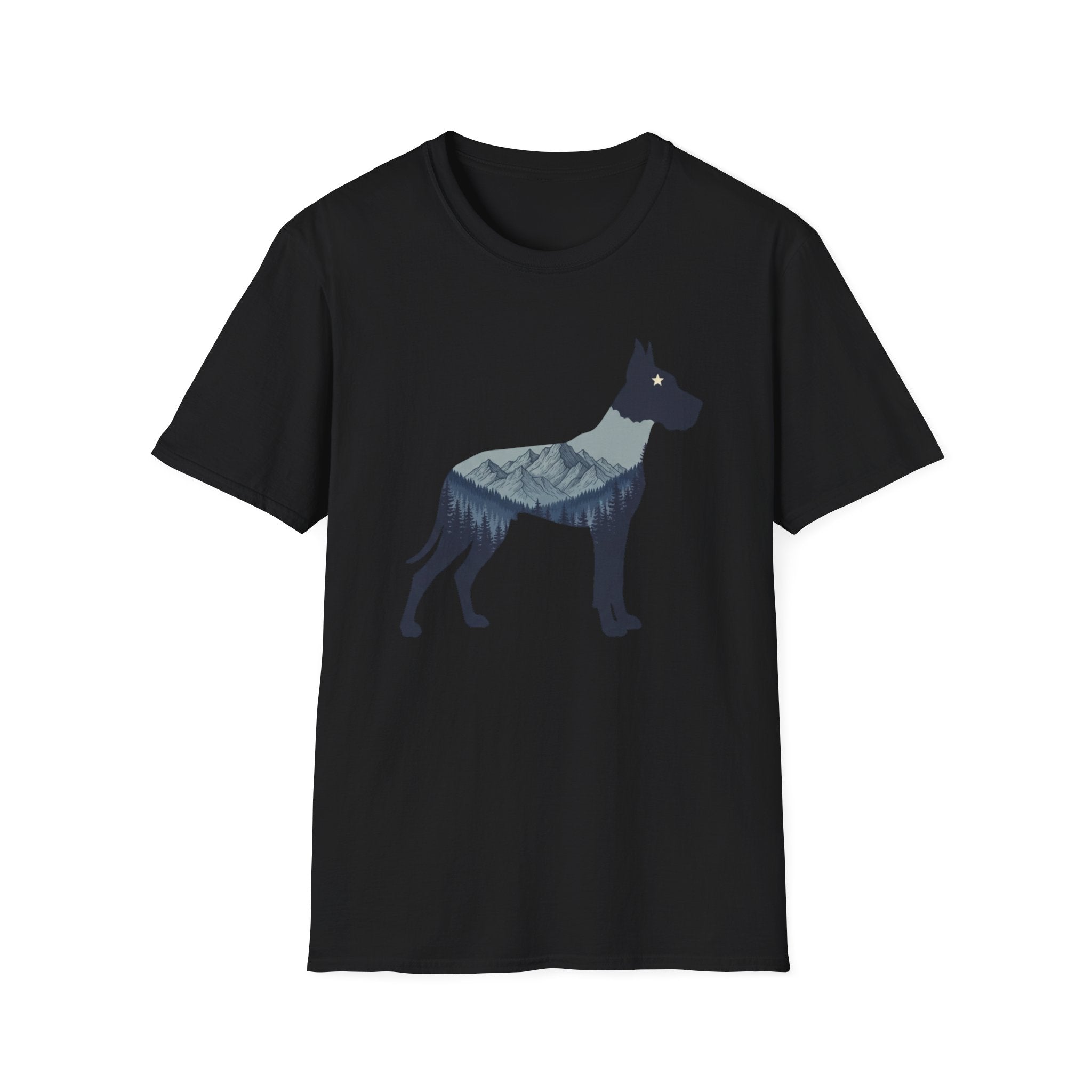 Great Dane Mountain Silhouette T-Shirts