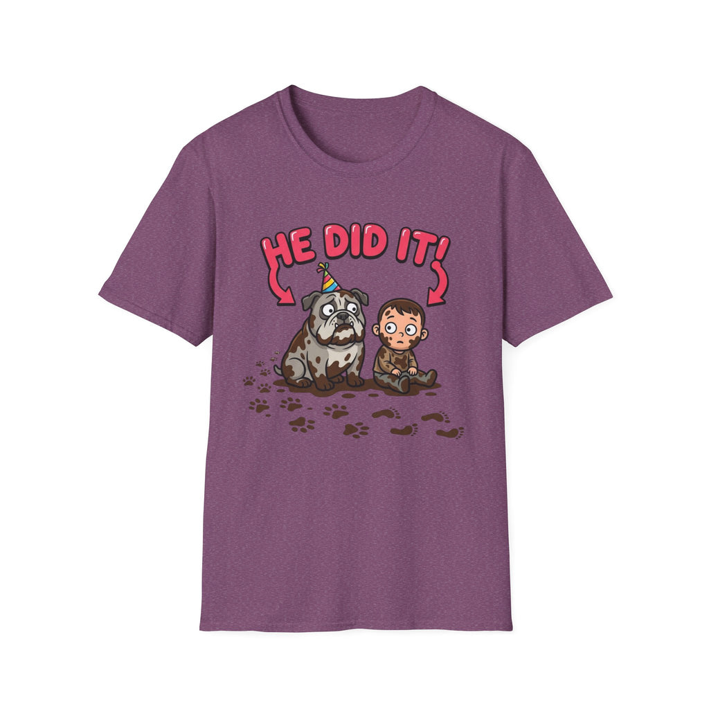 He Did It! Dog Blame T-shirt