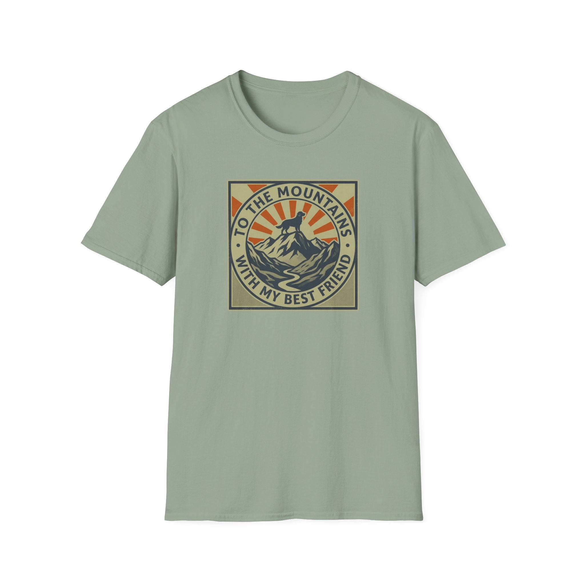 To The Mountains With My Best Friend  T-shirt