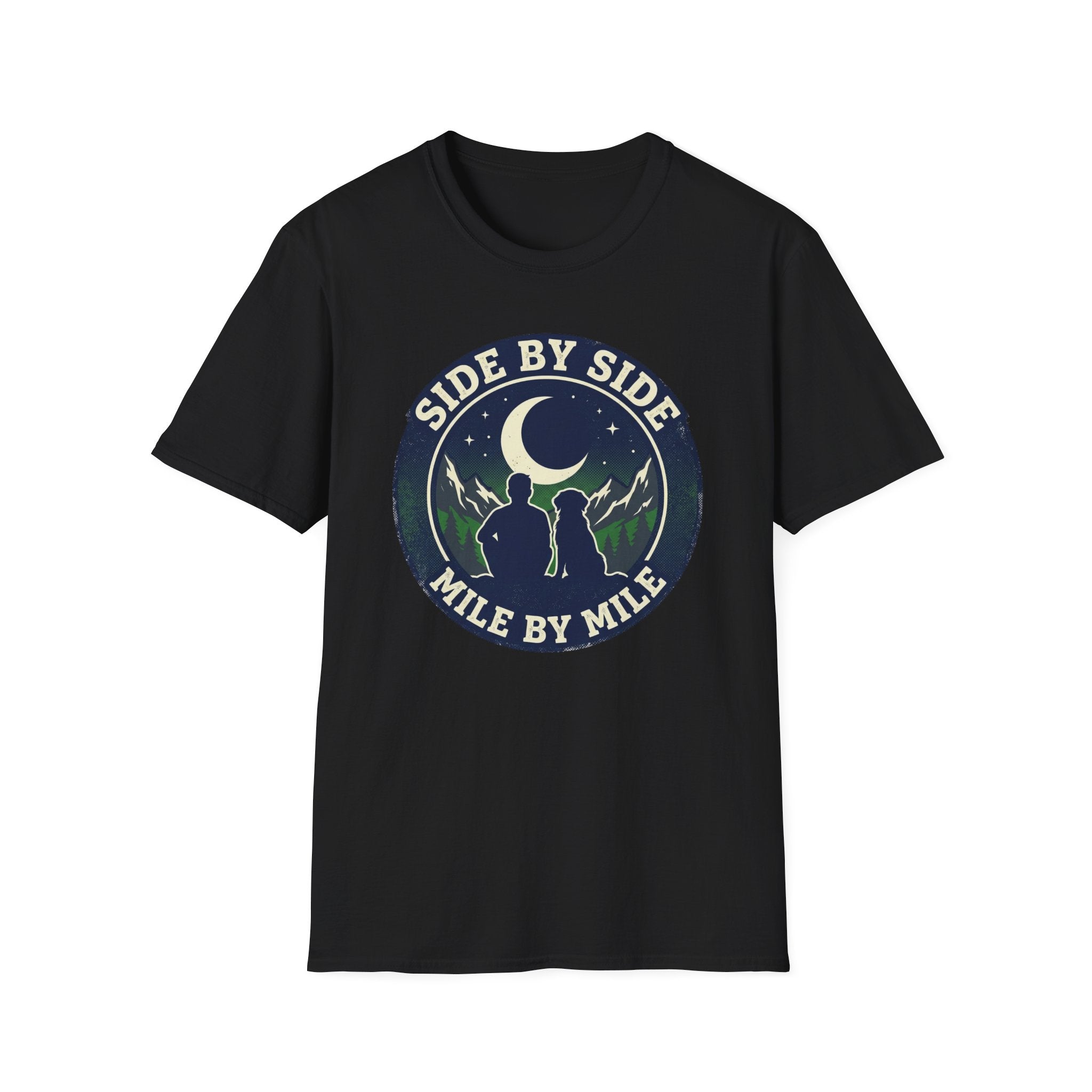 Side By Side Mile By Mile Camping T-shirt