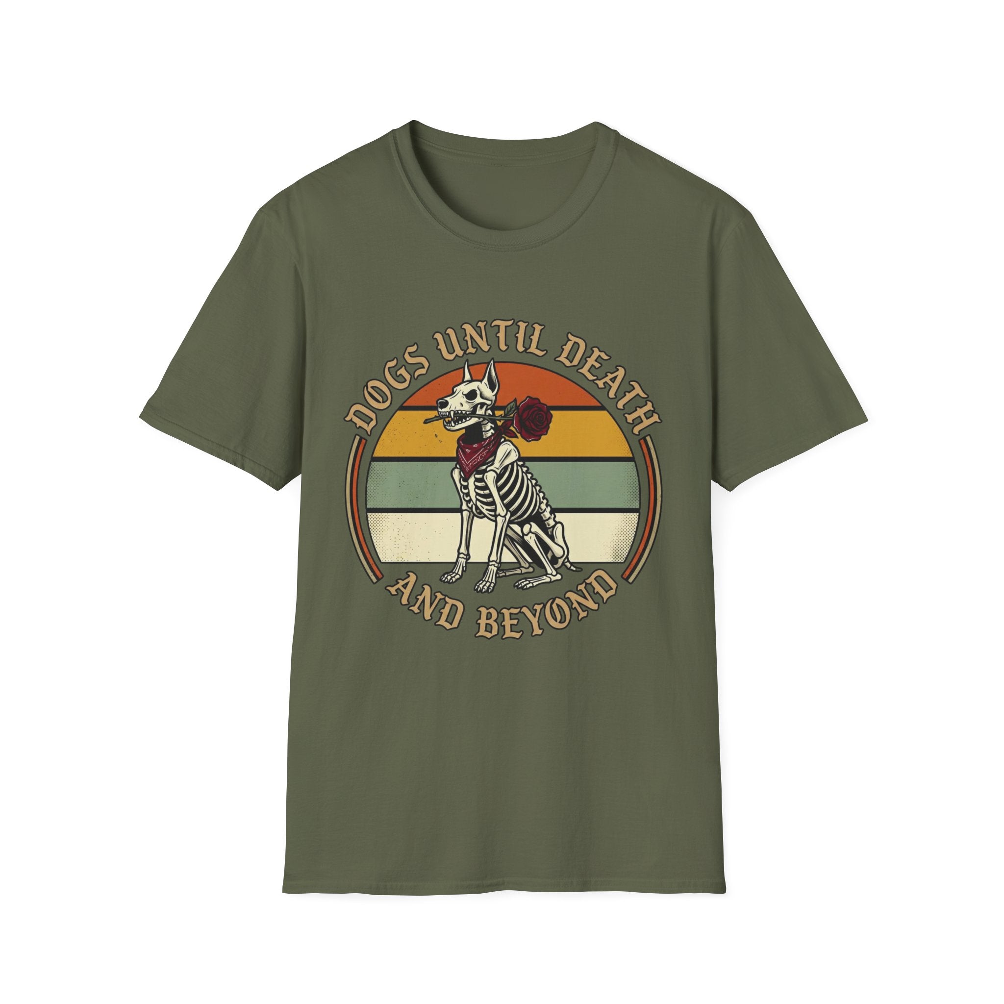 Dog Skeleton Vintage T-shirt