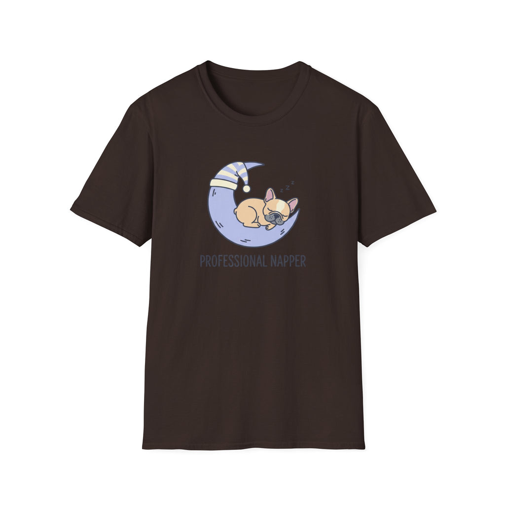 Professional Napper Cat sleeping on moon T-Shirt