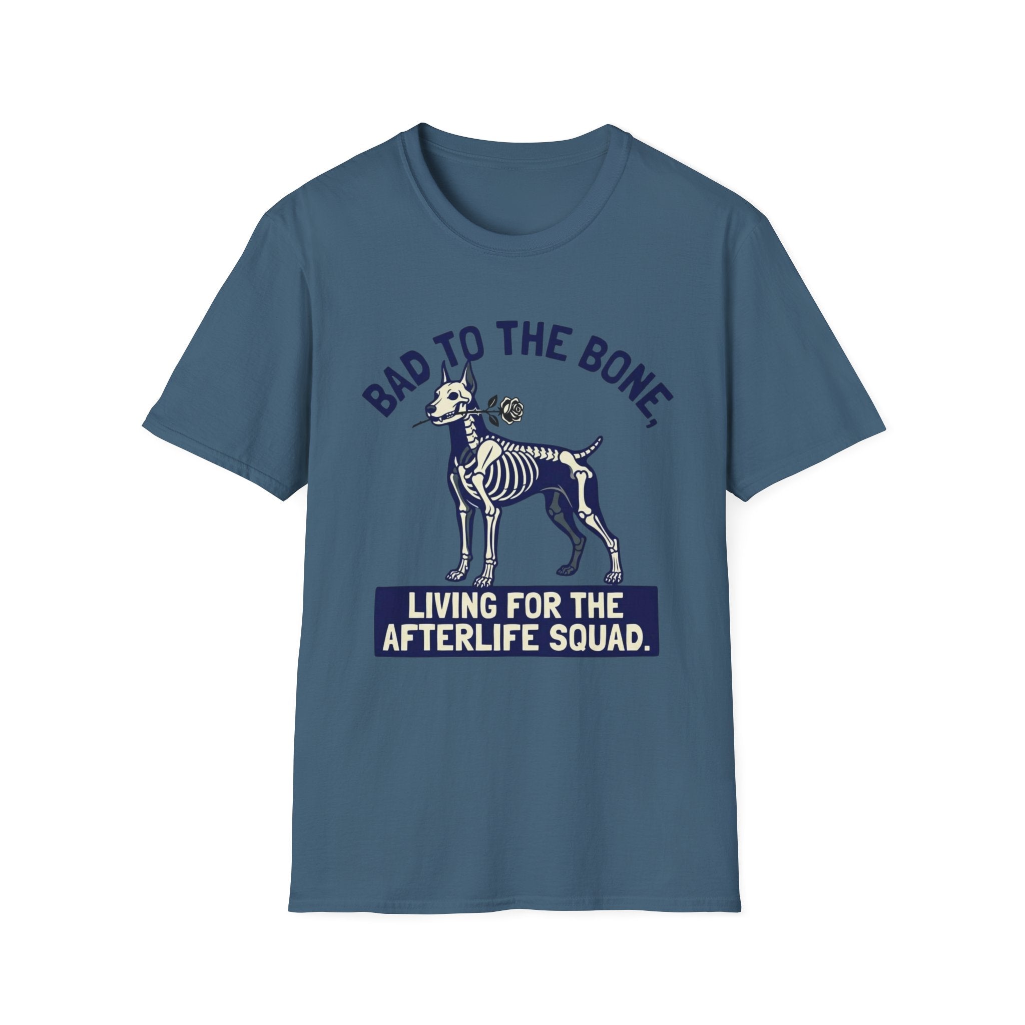 Bad to the Bone Skeleton Dog T-Shirts
