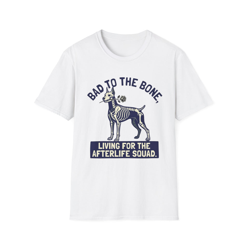 Bad to the Bone Skeleton Dog T-Shirts