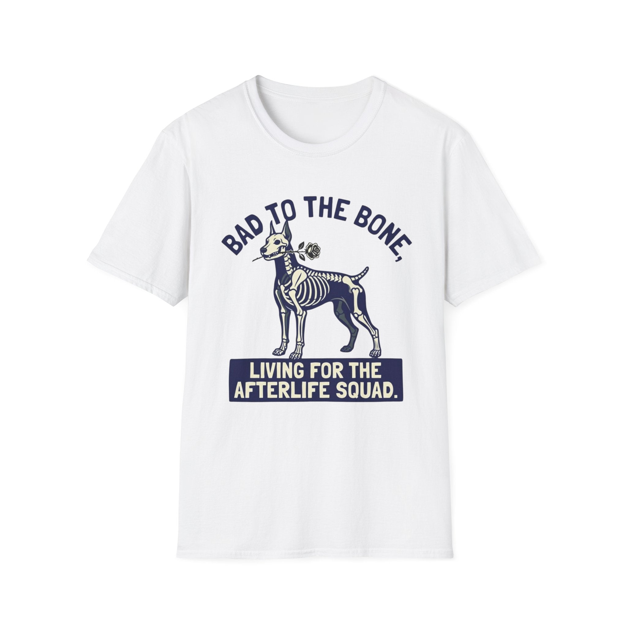 Bad to the Bone Skeleton Dog T-Shirts