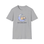 Professional Napper Cat sleeping on moon T-Shirt