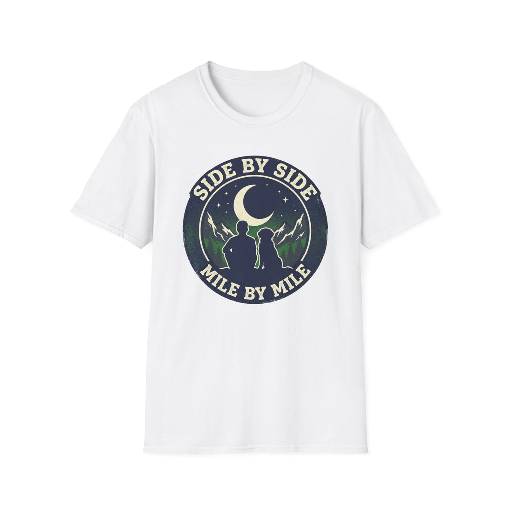 Side By Side Mile By Mile Camping T-shirt