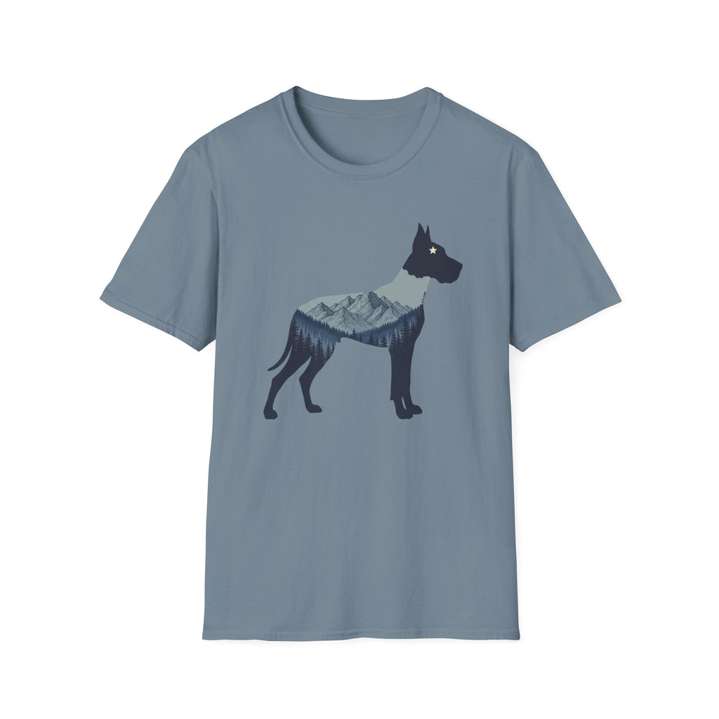 Great Dane Mountain Silhouette T-Shirts