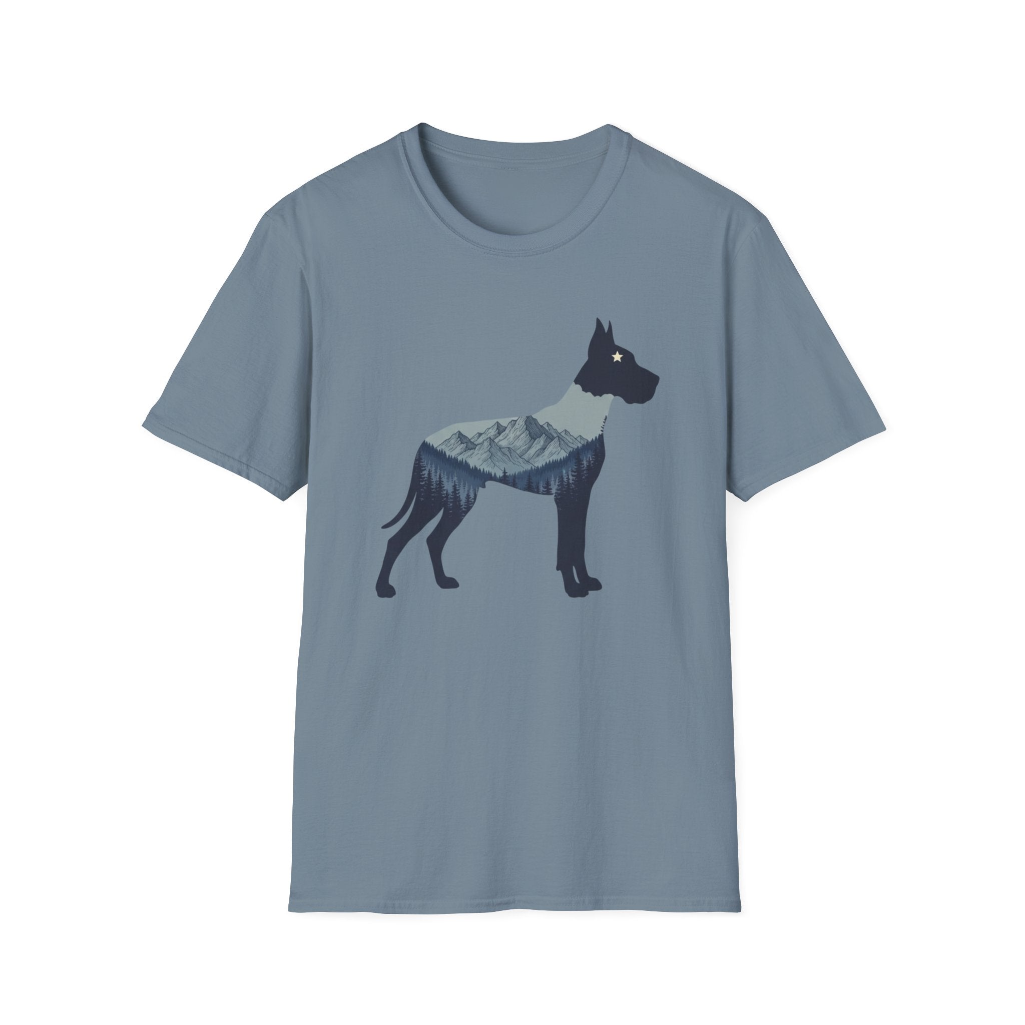 Great Dane Mountain Silhouette T-Shirts