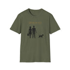 Dinkwad Couple Walking with Dog T-Shirt
