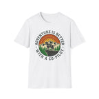 Adventure Is Better With a Co‑Pilot Retro Mountain T-shirt