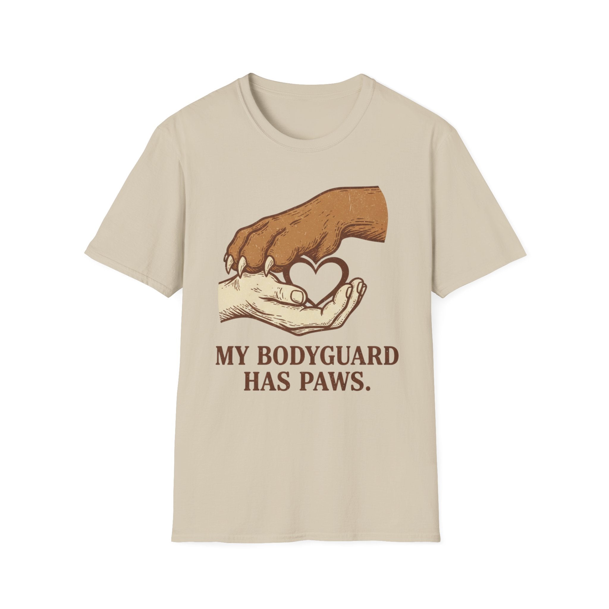 My Bodyguard Has Paws T-Shirts