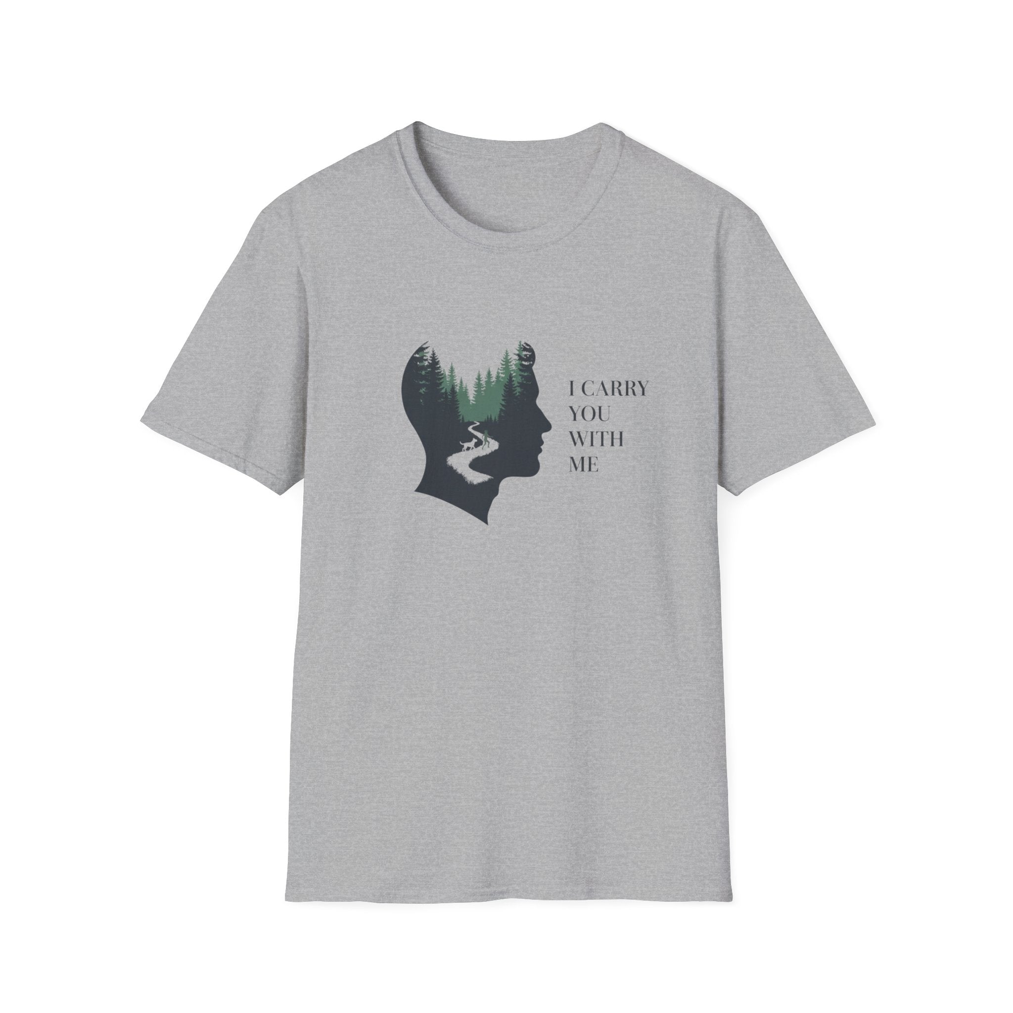 I Carry You With Me nature silhouette T-Shirt