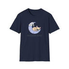 Professional Napper Cat sleeping on moon T-Shirt