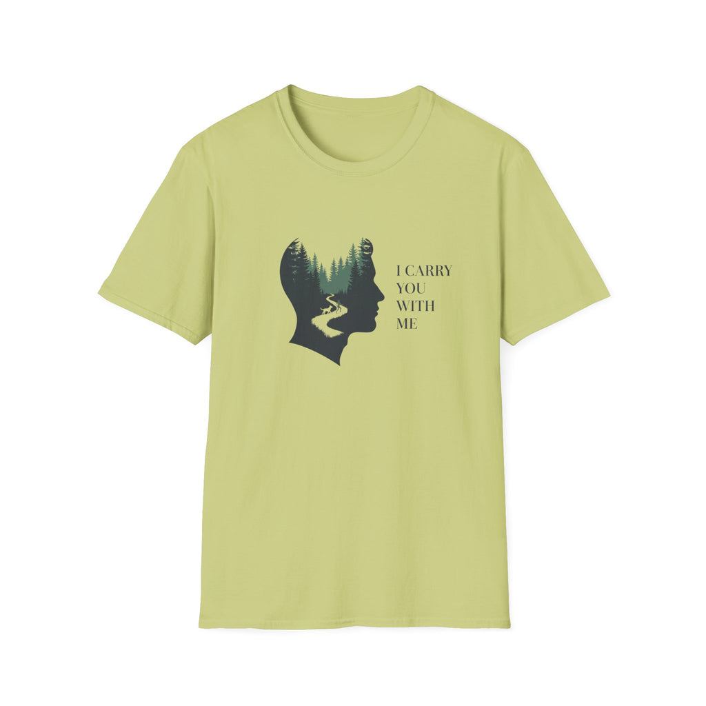 I Carry You With Me nature silhouette T-Shirt
