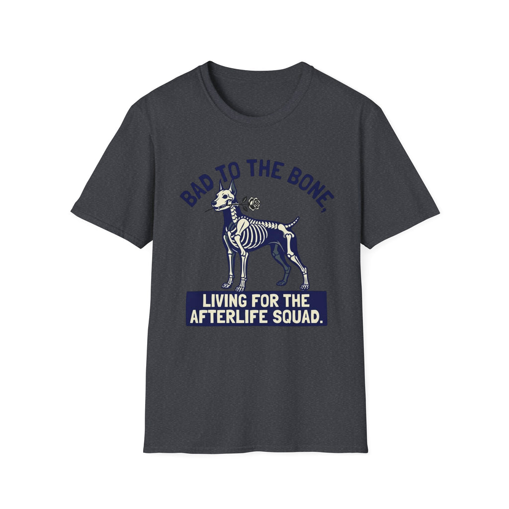 Bad to the Bone Skeleton Dog T-Shirts