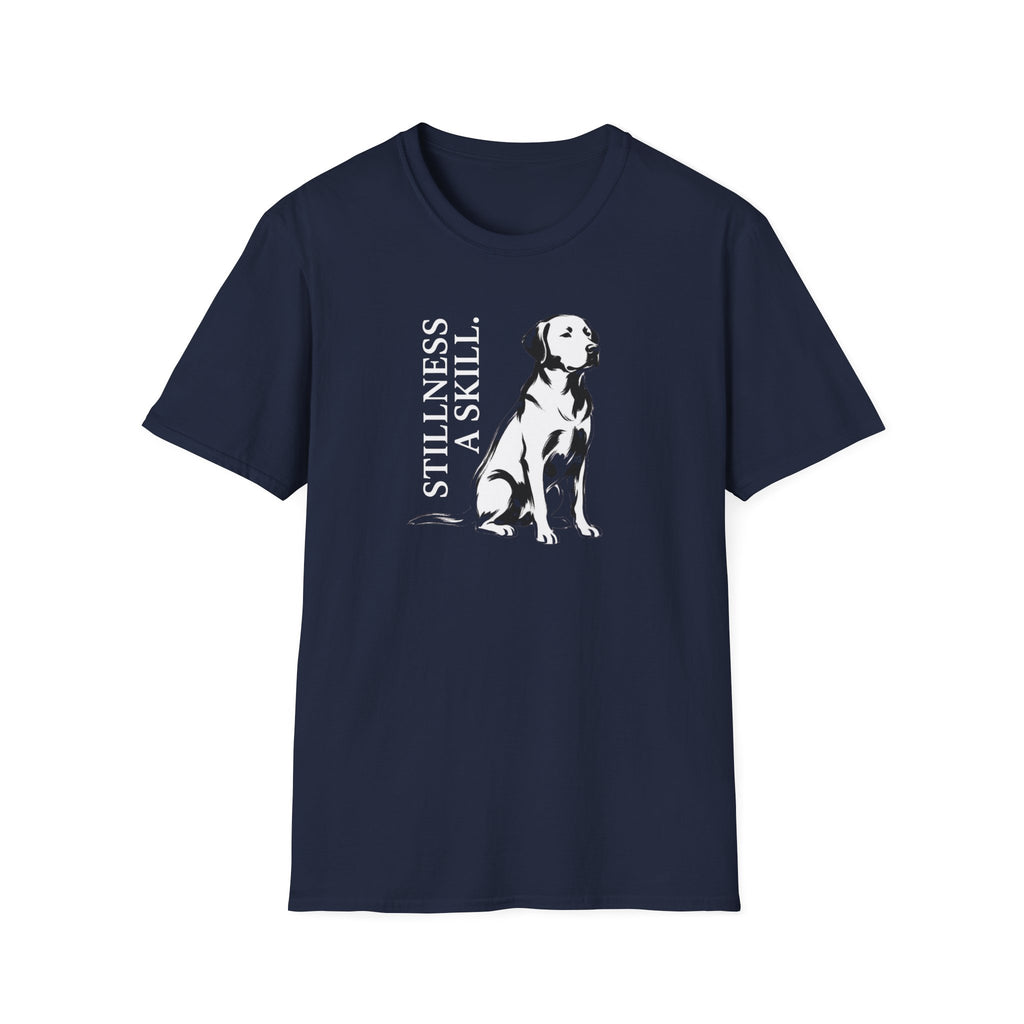 Stillness Is A Skill Dog T-shirt
