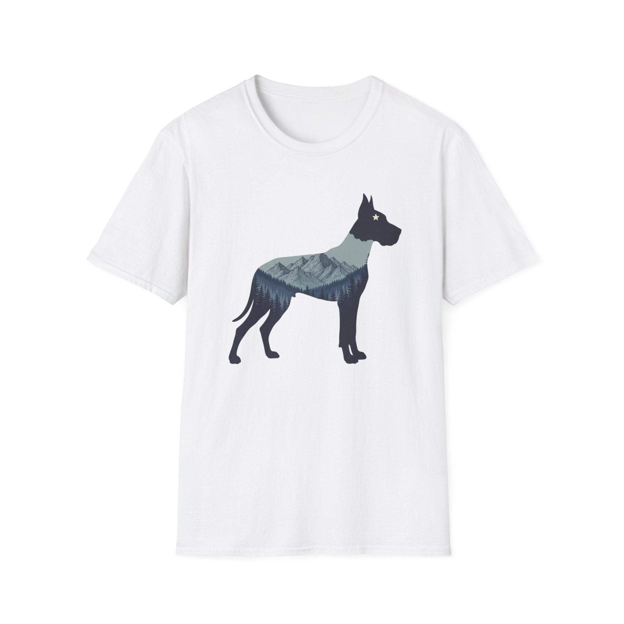 Great Dane Mountain Silhouette T-Shirts