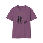 Dinkwad Couple Walking with Dog T-Shirt
